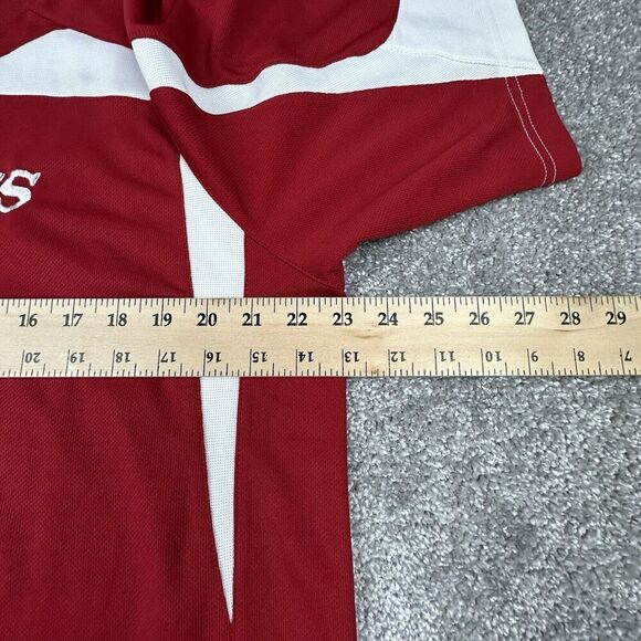 Houston Rockets Warm Up T-Shirt Mens Large (23x29.5) Activewear Basketball Y2K - Picture 2 of 6